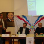 Presentation in Vienna, Austria, 2005, Yusuf Guney, Sabri Atman and Yusuf Haddadoglu.