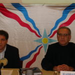 Presentation in Vienna, Austria, 2005, Yusuf Guney, Sabri Atman and Yusuf Haddoglu.