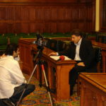 Sabri Atman with Turkish Media, Assyrian Genocide Conference, in House of Commons, London, January 24, 2006.