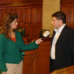 Sabri Atman with Turkish Media, Assyrian Genocide Conference, in House of Commons, London, January 24, 2006.