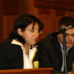 Lina Yakubova and Ara Sarafian, Assyrian Genocide Conference, in House of Commons, London, January 24, 2006.
