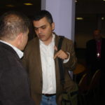 Sabri Atman and Ara Sarafian, Assyrian genocide conference in London, UK, October 21, 2007.