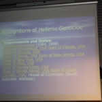 Genoicide conference, in Stockholm, Sweden, May 23, 2009.