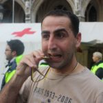 Riad Asmar, Marathon for the recognition of the Assyrian genocide in Brussels, Belgium, 2009